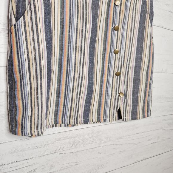 Altar'd State NWT Size Large Striped Multi-Colored Mini Skirt - Picture 3 of 11
